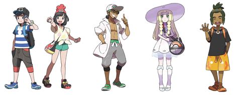 pokemon sun moon characters|pokemon sun and moon character list.